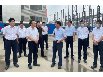 南通市人大常委會副主任黃衛(wèi)成率隊到江蘇鵬飛集團調研